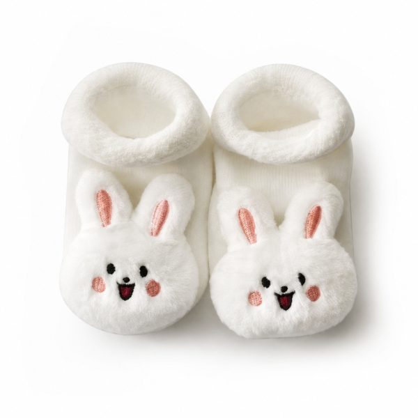 Baby newborn set mutsje met sokjes konijn