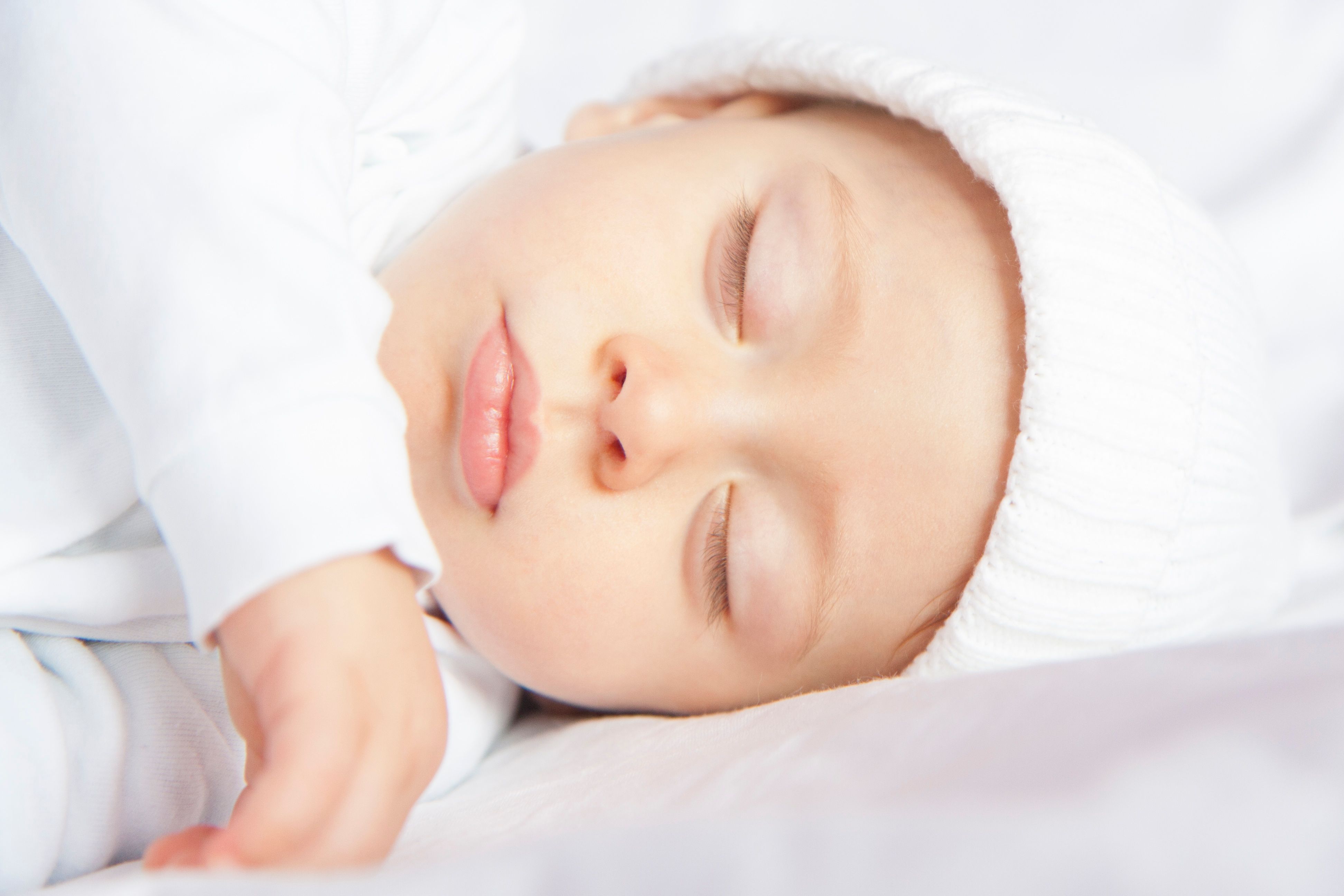 Slapende newborn baby
