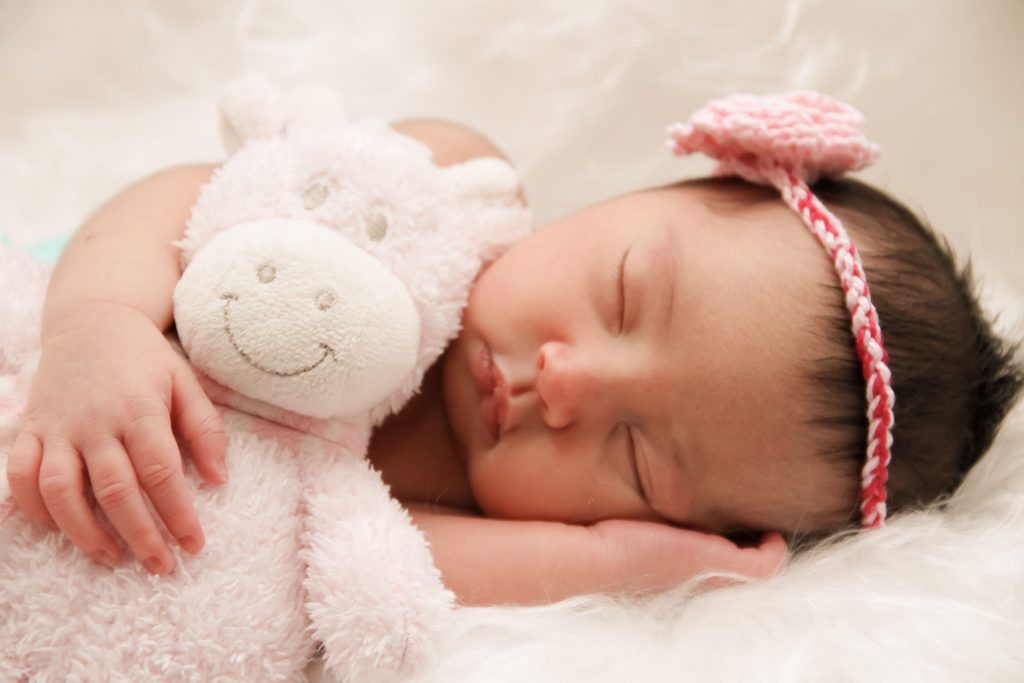 Slapende babytje